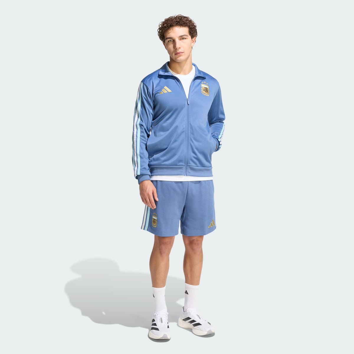 ADIDAS 2026 Argentina Men DNA Track Top - JZ6289 product image 4, provided for visual reference and product detail review