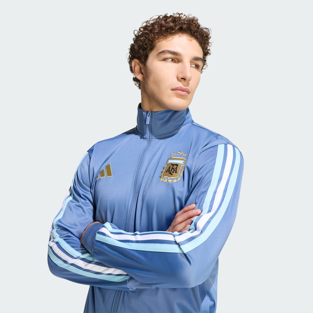 ADIDAS 2026 Argentina Men DNA Track Top - JZ6289 product image 5, provided for visual reference and product detail review