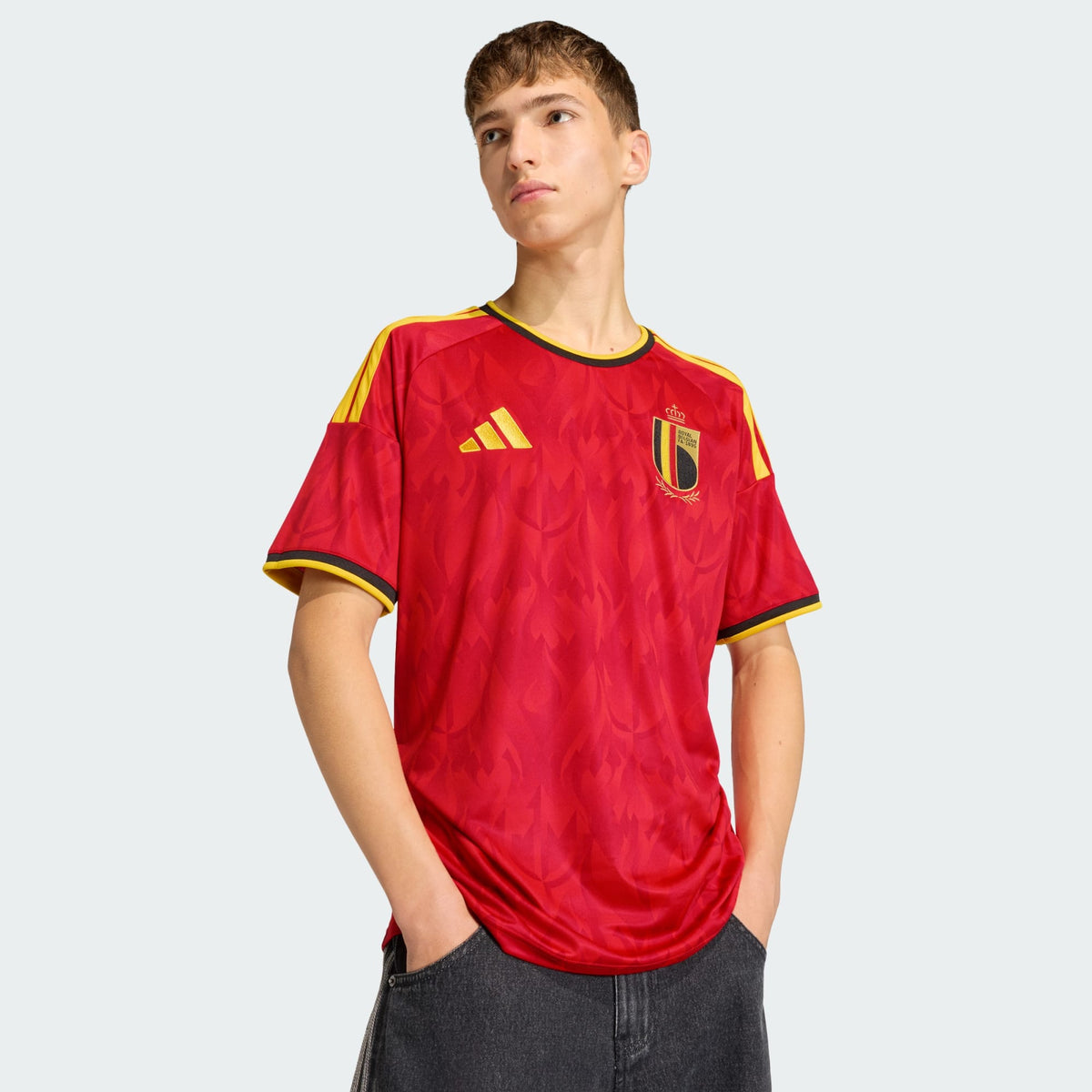ADIDAS Belgium Men Home Jersey 2026 - JM8381 product image 3, provided for visual reference and product detail review