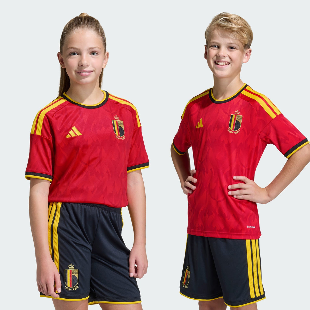 ADIDAS Belgium Youth Home Jersey 2026 - JZ5988 product image 7, provided for visual reference and product detail review
