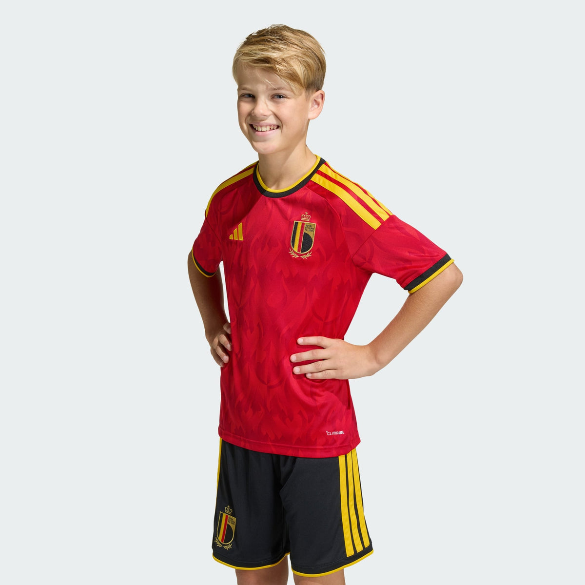ADIDAS Belgium Youth Home Jersey 2026 - JZ5988 product image 3, provided for visual reference and product detail review