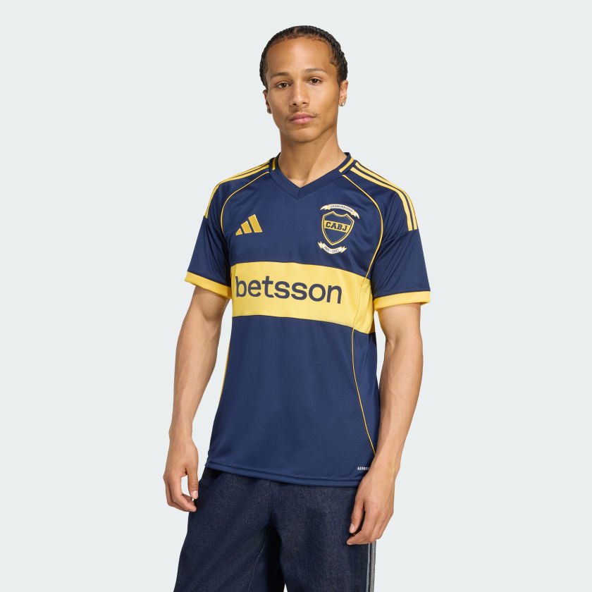 ADIDAS Boca Juniors Men Home Jersey 25/26 - JJ4298 product image 3, provided for visual reference and product detail review