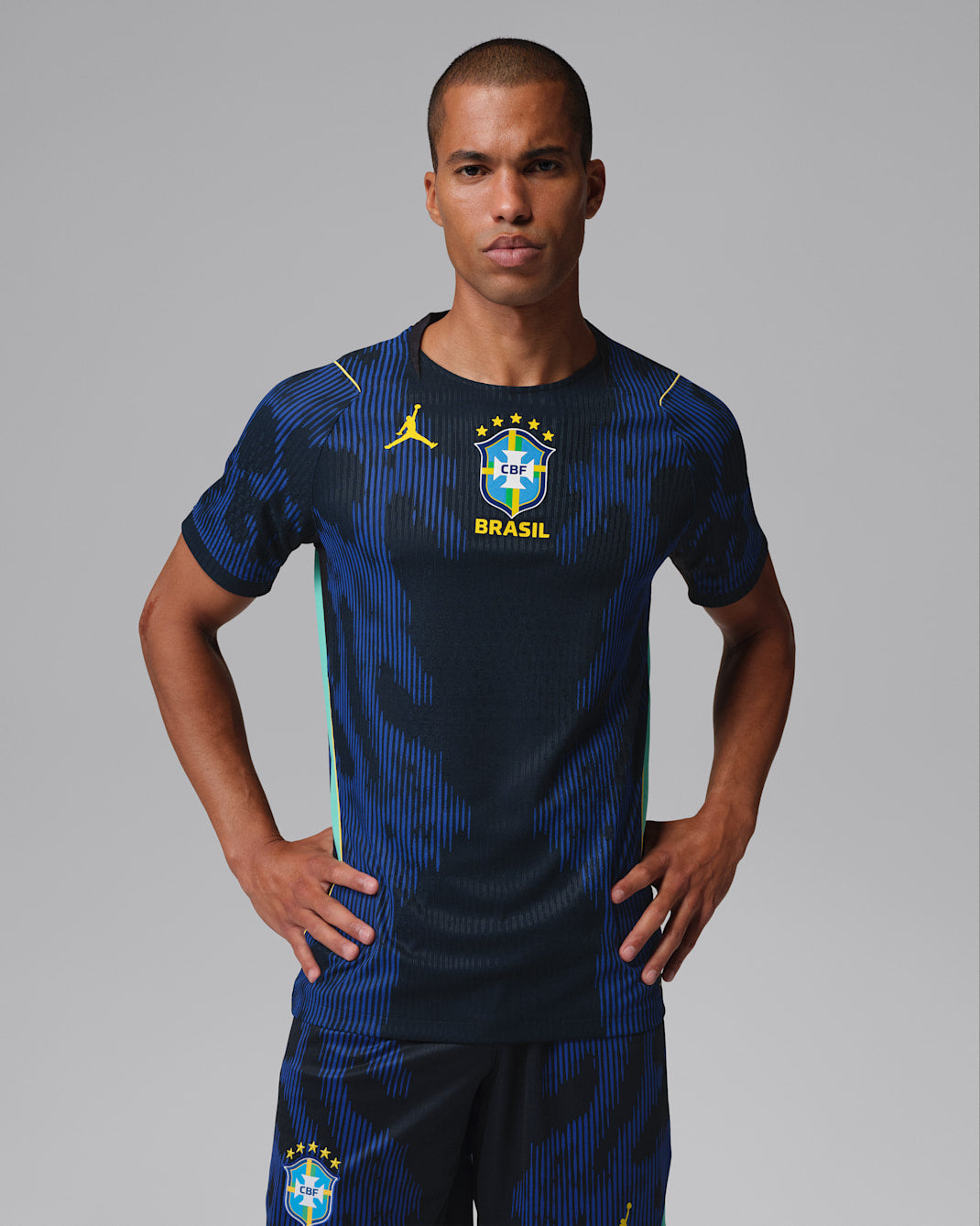Nike Brazil Men Authentic Away Jersey 26/27 - IU1074 417 product image 1, provided for visual reference and product detail