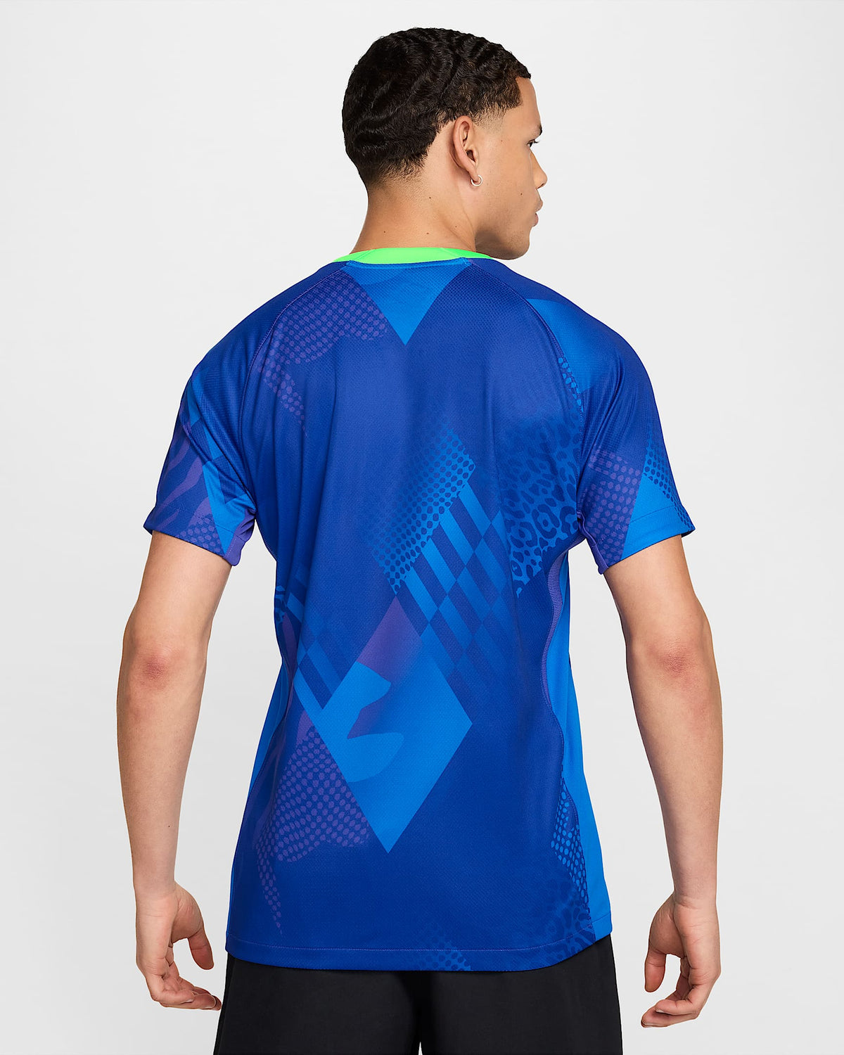 2025/26 NIKE Brazil (Women’s Team) Men’s Stadium Away Jersey - FZ9021 458 product image 2, provided for visual reference and