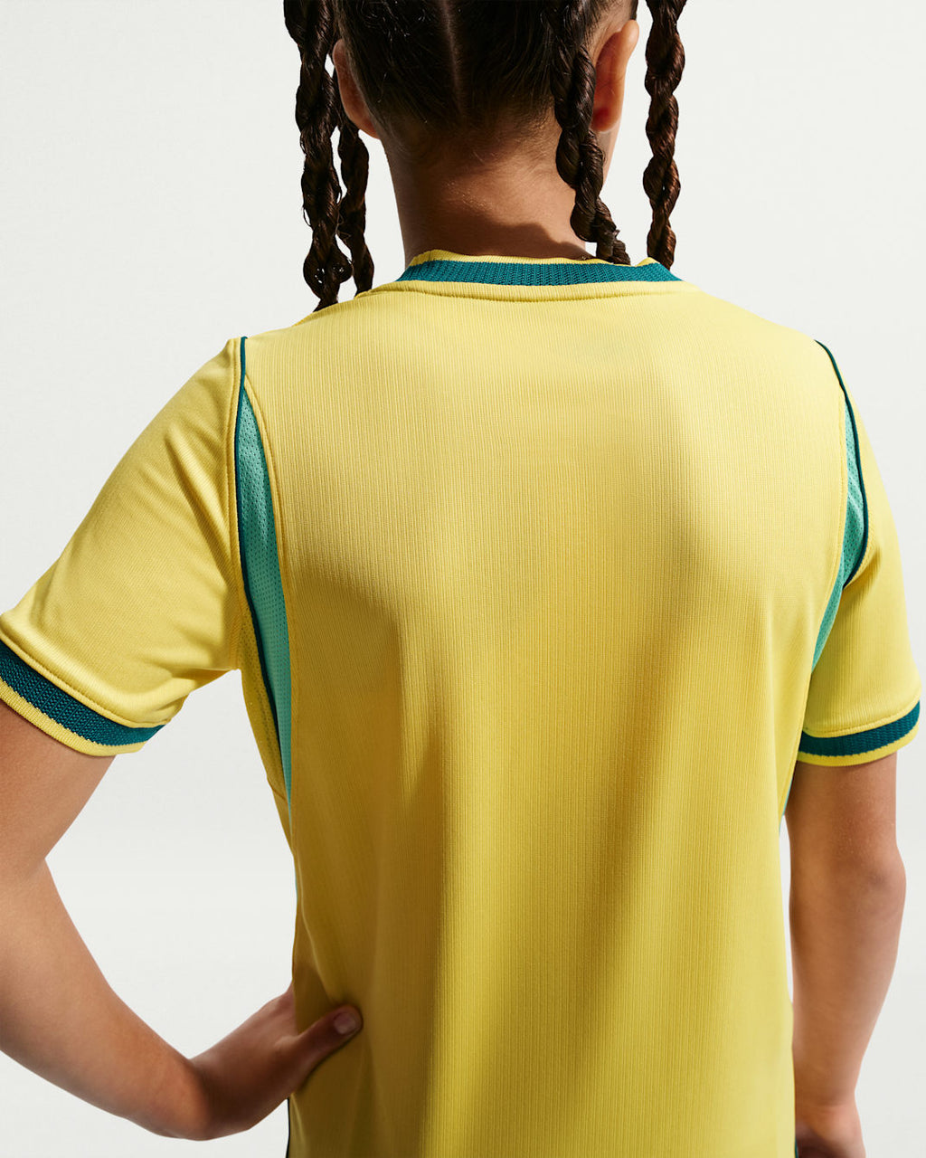 Nike Brasil Youth Home Jersey 26/27 - IO2231 724 product image 2, provided for visual reference and product detail review