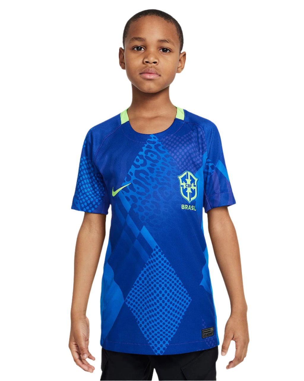 2025 NIKE Brazil (Women Team) Youth Stadium Away Jersey - FZ9195 458 product image 1, provided for visual reference and