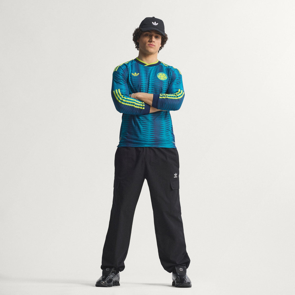 Adidas Colombia 26/27 Away Authentic Long Sleeve Jersey JZ8805 product image 4, provided for visual reference and product