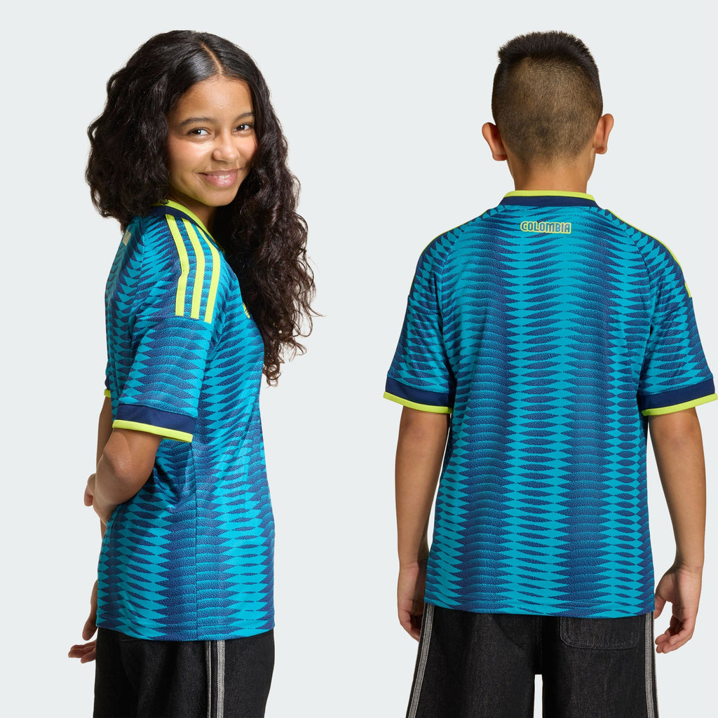 Adidas Colombia 26/27 Away Kids Jersey JZ8793 product image 2, provided for visual reference and product detail review