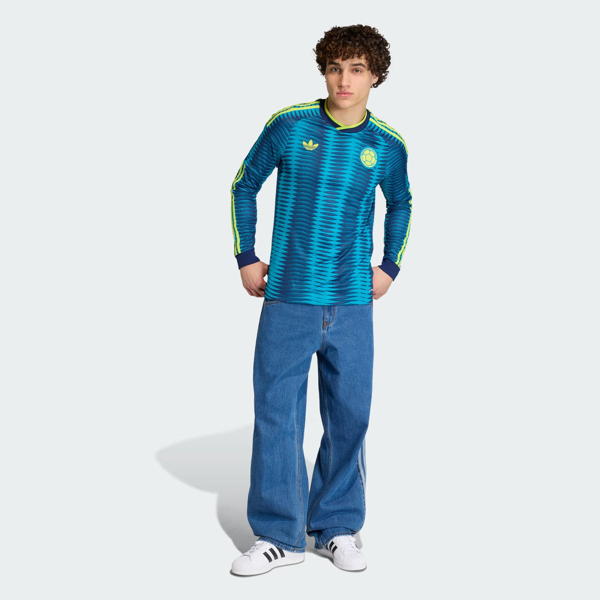 Adidas 26/27 Colombia Away L/S JSY JZ8804 product image 6, provided for visual reference and product detail review