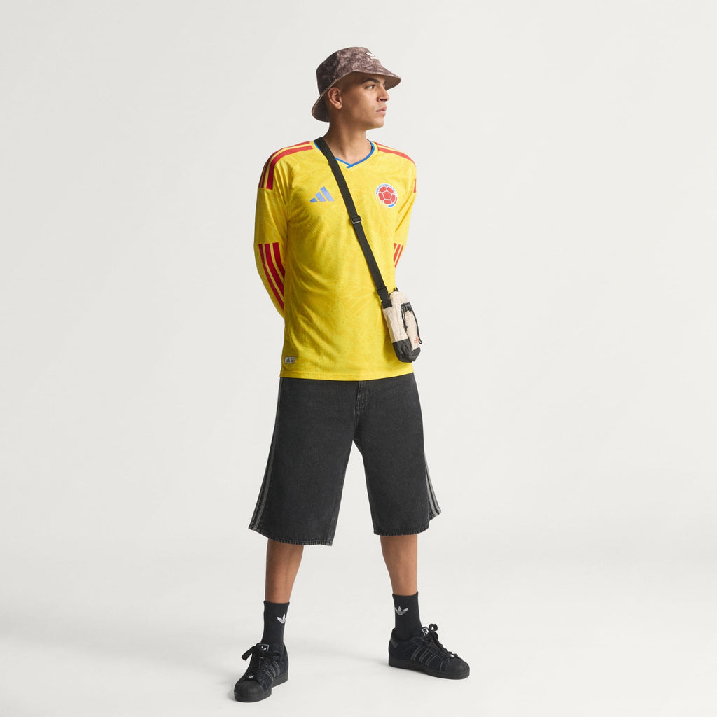 ADIDAS Colombia Men Authentic Home LS Jersey 2026 - JZ8789 product image 9, provided for visual reference and product detail