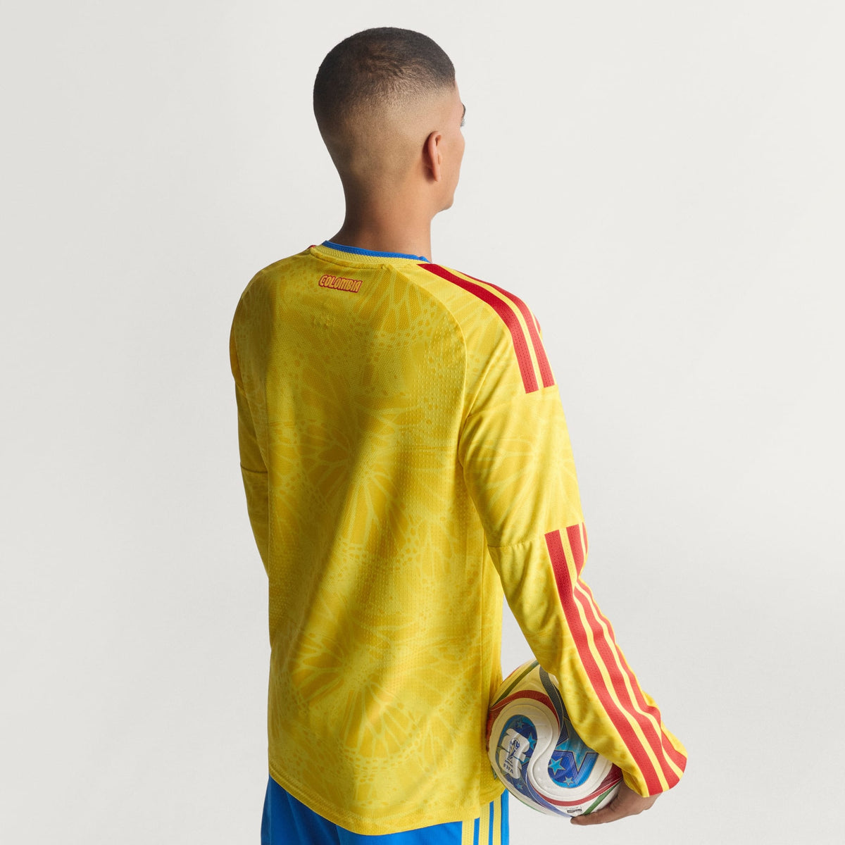 ADIDAS Colombia Men Authentic Home LS Jersey 2026 - JZ8789 product image 6, provided for visual reference and product detail