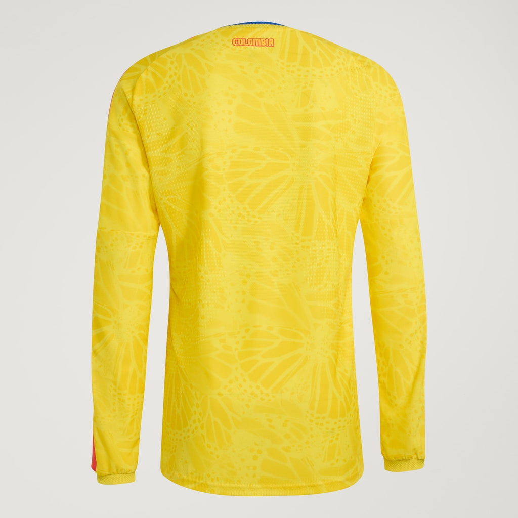 ADIDAS Colombia Men Authentic Home LS Jersey 2026 - JZ8789 product image 2, provided for visual reference and product detail
