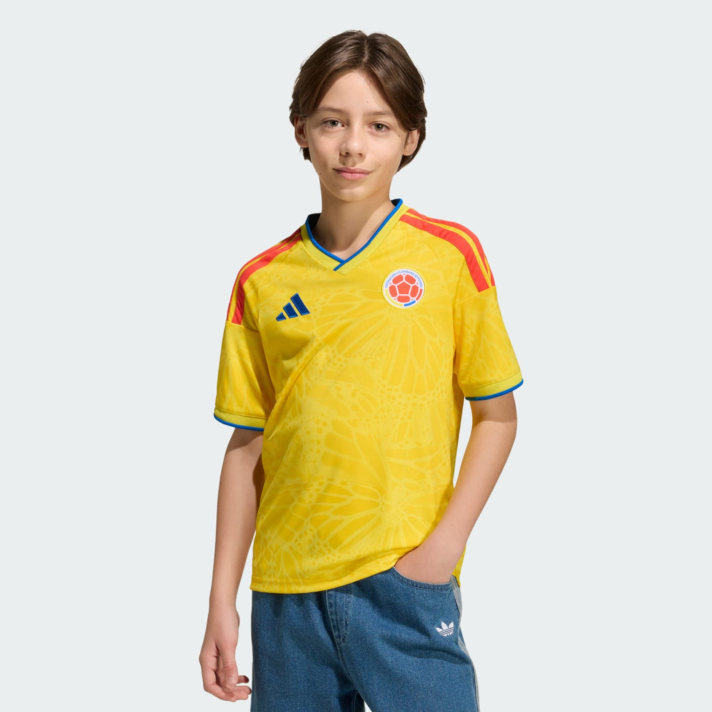 ADIDAS Colombia Youth Home Jersey 2026 - JZ8797 product image 3, provided for visual reference and product detail review