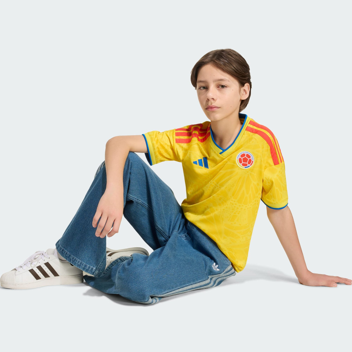 ADIDAS Colombia Youth Home Jersey 2026 - JZ8797 product image 5, provided for visual reference and product detail review