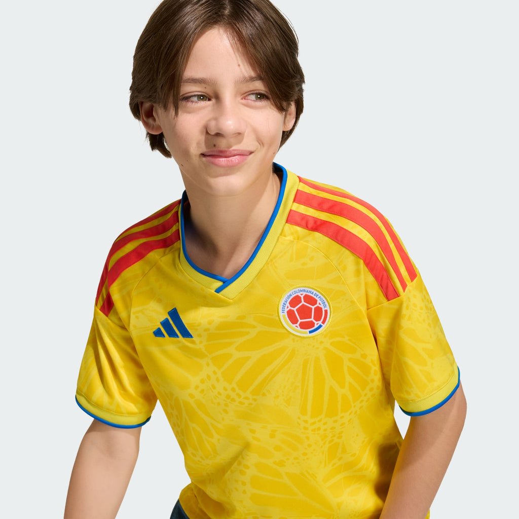 ADIDAS Colombia Youth Home Jersey 2026 - JZ8797 product image 6, provided for visual reference and product detail review