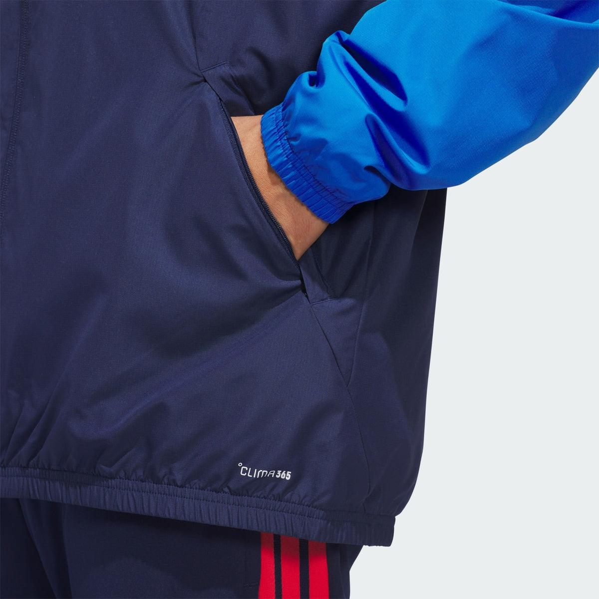 ADIDAS 2026 Colombia Men Tiro All Weather Jacket - JZ6218 product image 5, provided for visual reference and product detail