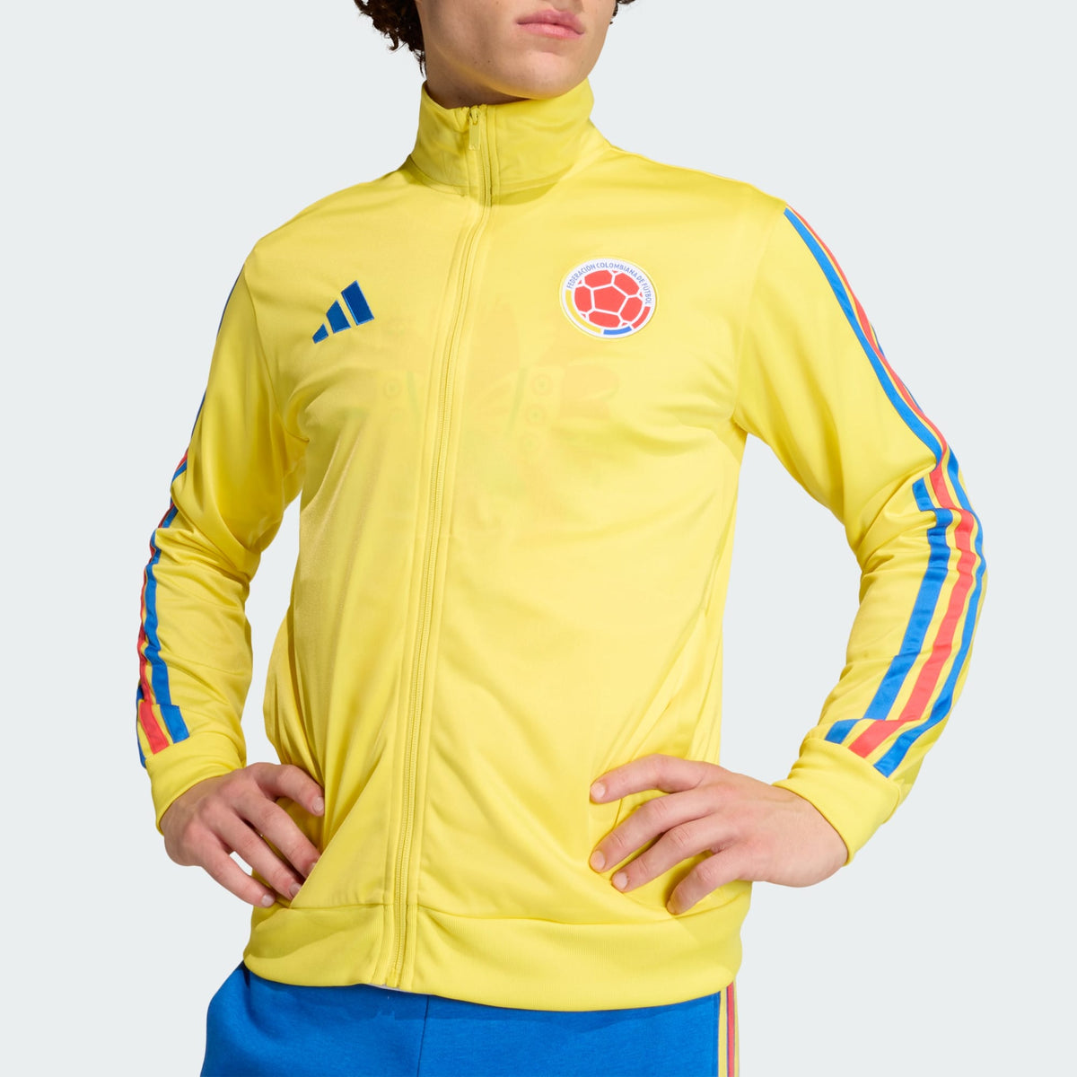 ADIDAS 2026 Colombia Men DNA Track Top - JZ9059 product image 6, provided for visual reference and product detail review