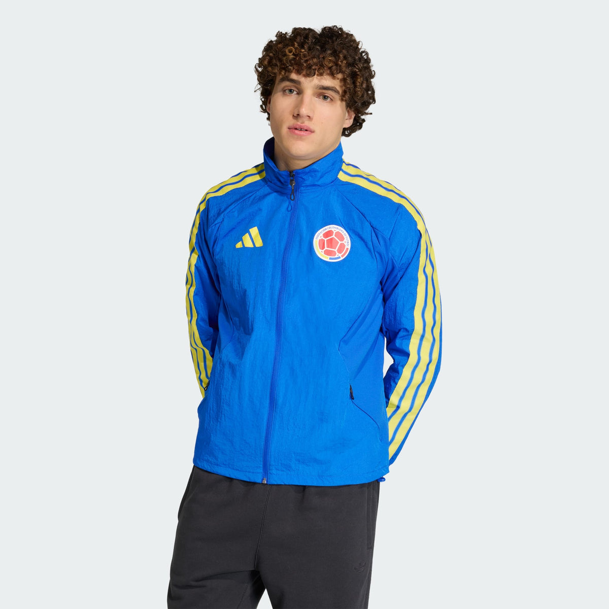 Adidas Colombia Home Anthem Jacket JZ9058 product image 1, provided for visual reference and product detail review
