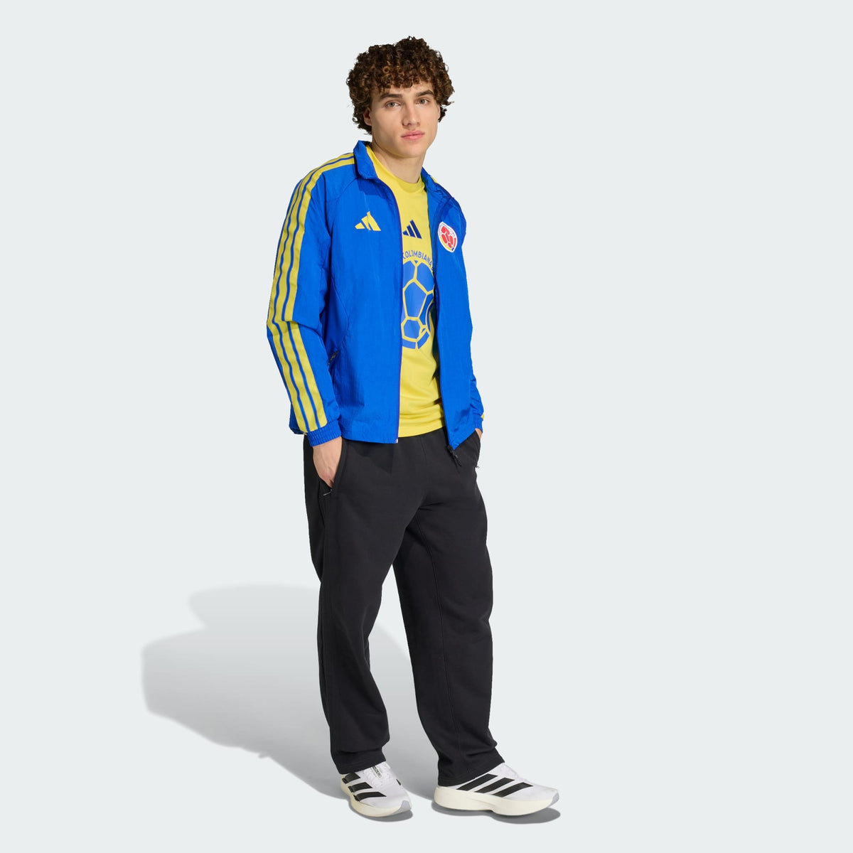 Adidas Colombia Home Anthem Jacket JZ9058 product image 3, provided for visual reference and product detail review