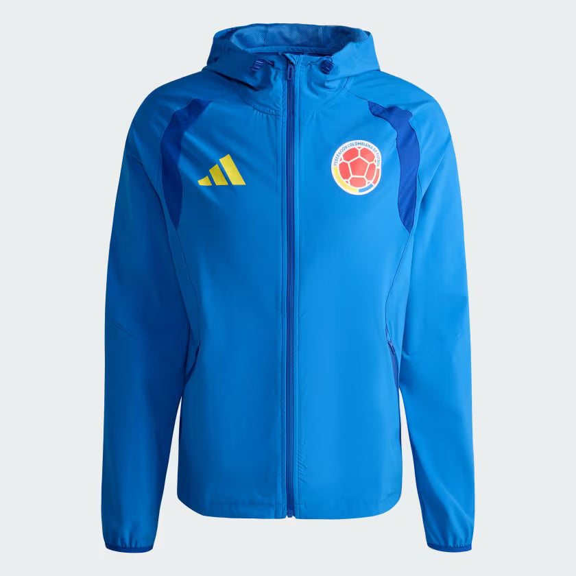 Adidas Colombia Tiro Travel Full Zip Windbreaker KH3824 product image 1, provided for visual reference and product detail