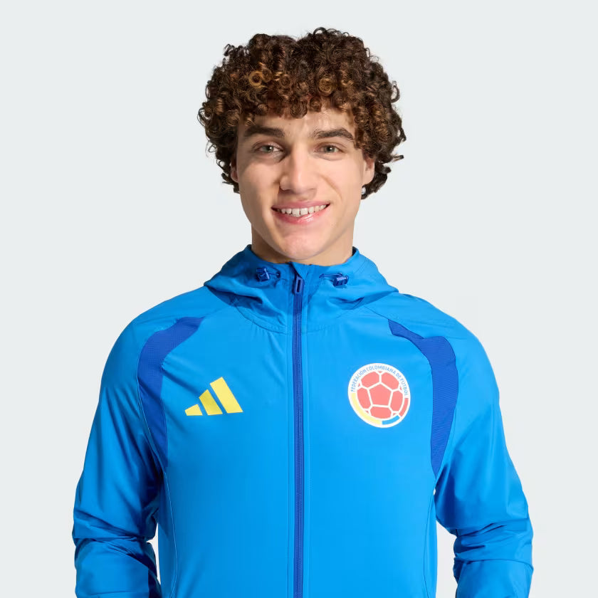 Adidas Colombia Tiro Travel Full Zip Windbreaker KH3824 product image 6, provided for visual reference and product detail