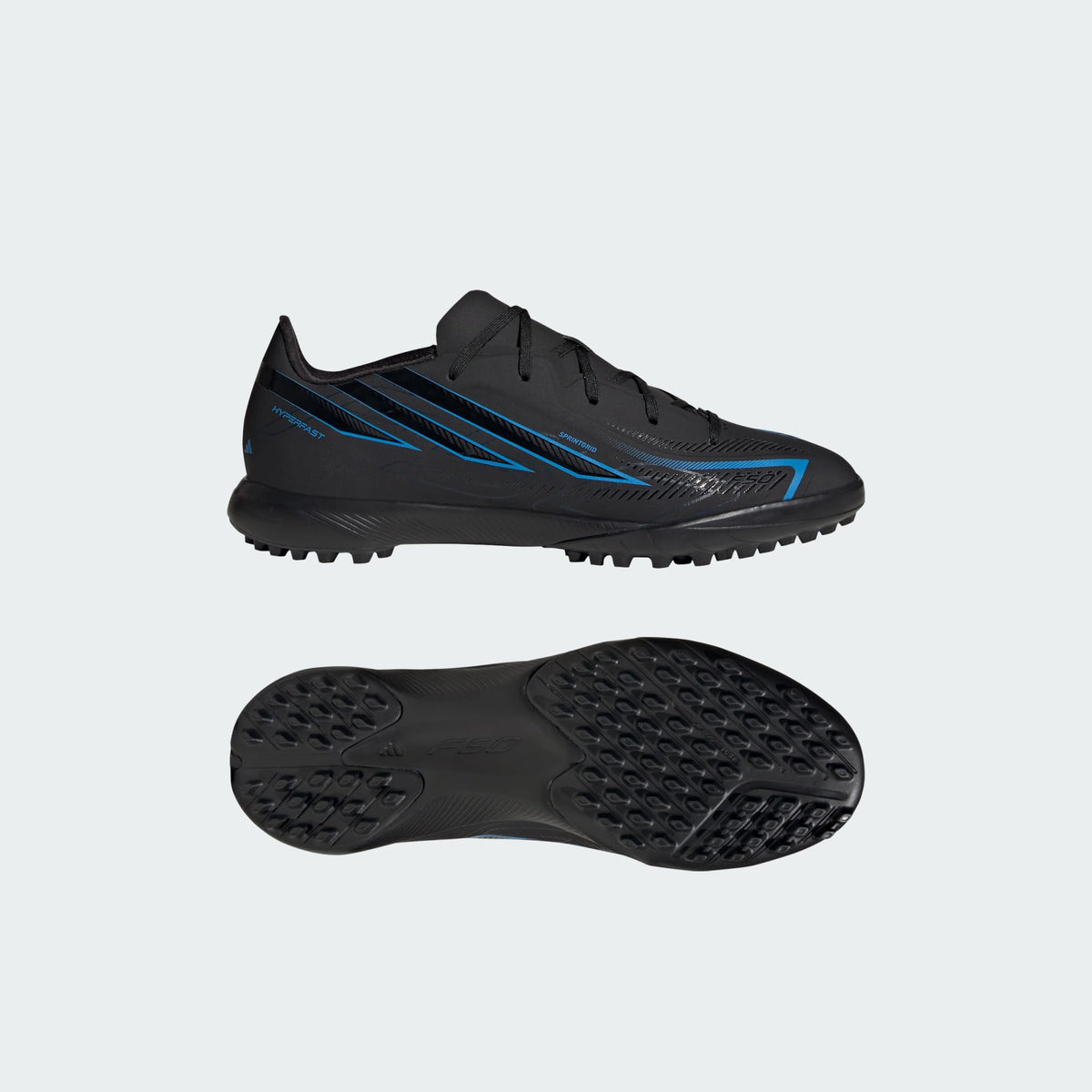 Adidas Kids F50 Hyperfast League Turf KK1318 product image 1, provided for visual reference and product detail review