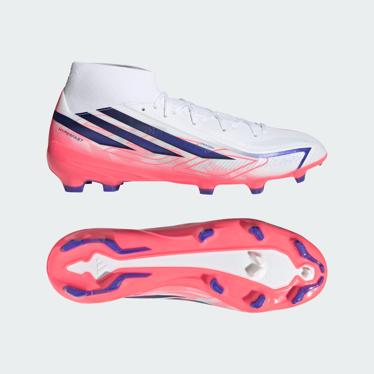 Adidas F50 Hyperfast League Mid FG IH7090 product image 1, provided for visual reference and product detail review