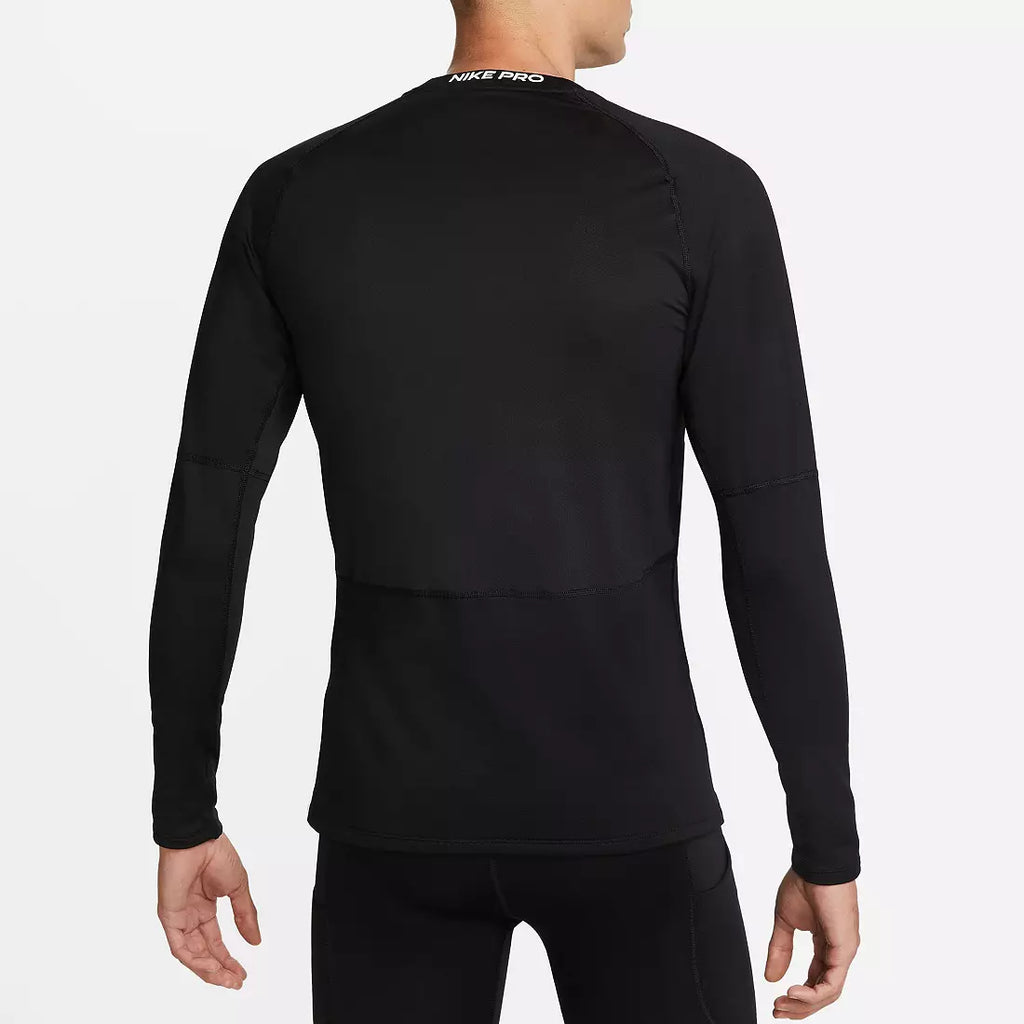 NIKE Pro Men Warm Long Sleeve Crew Top FB7982 010 product image 2, provided for visual reference and product detail review