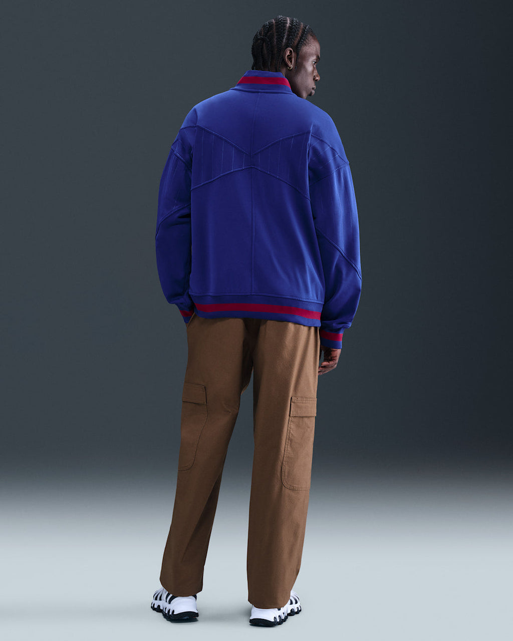 NIKE FC Barcelona Academy Pro Home Anthem Jacket - HJ6374 455 product image 5, provided for visual reference and product