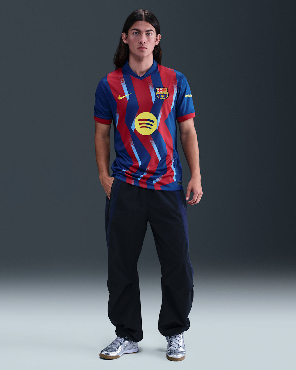 NIKE FC Barcelona Men 4th Jersey 25/26 - FZ1304 432 product image 4, provided for visual reference and product detail review