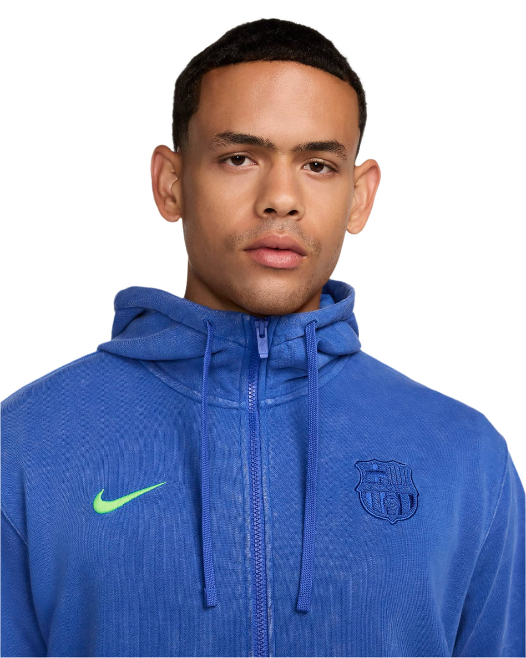 NIKE FC Barcelona Men Hoodie - FQ2999 405 product image 4, provided for visual reference and product detail review