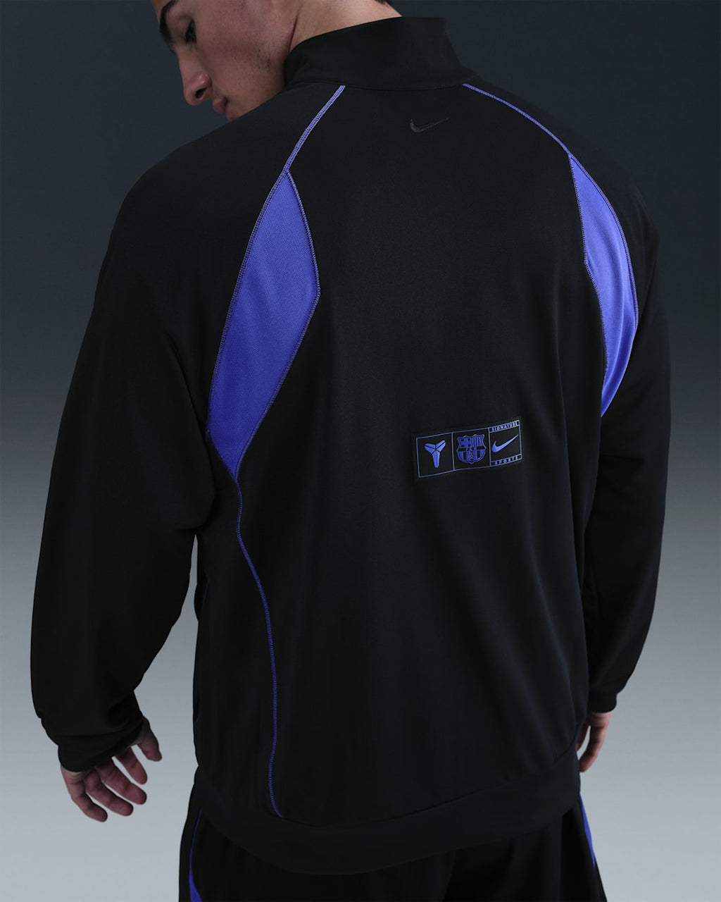 NIKE FC Barcelona Away Kobe Dri-FIT Soccer Jacket - HJ6391 010 product image 2, provided for visual reference and product