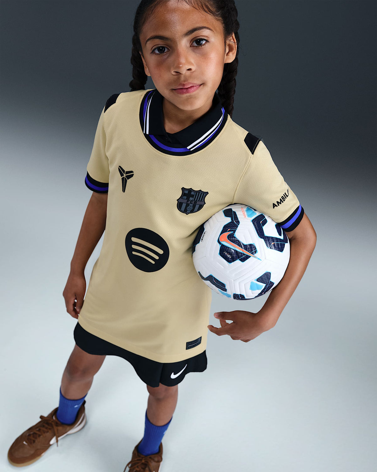 NIKE FC Barcelona Youth Away Jersey 25/26 - HJ5286 784 product image 3, provided for visual reference and product detail