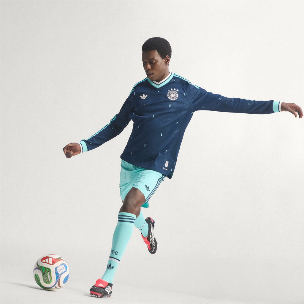 Adidas Germany 26/27 Away Authentic Long Sleeve Jersey JM1382 product image 1, provided for visual reference and product