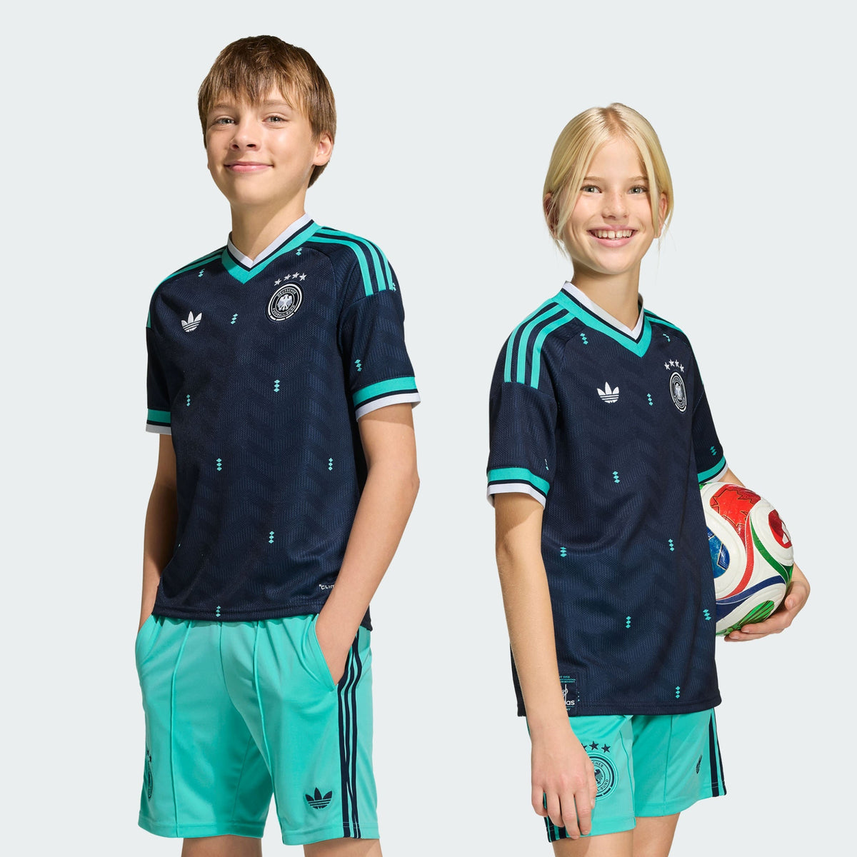 Adidas Germany 26/27 Away Kids Jersey JZ4569 product image 1, provided for visual reference and product detail review