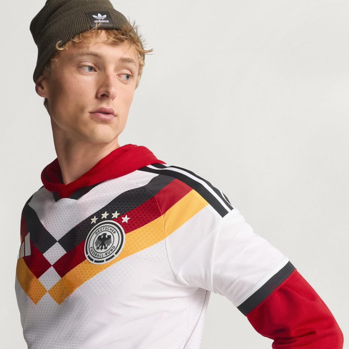 ADIDAS Germany Men Authentic Home Jersey 2026 - JN2066 product image 5, provided for visual reference and product detail