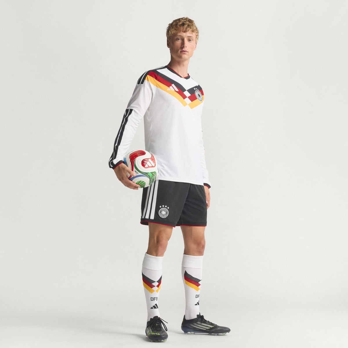 Adidas Germany Men Authentic Home LS Jersey 26/27 - JM1336 product image 5, provided for visual reference and product detail