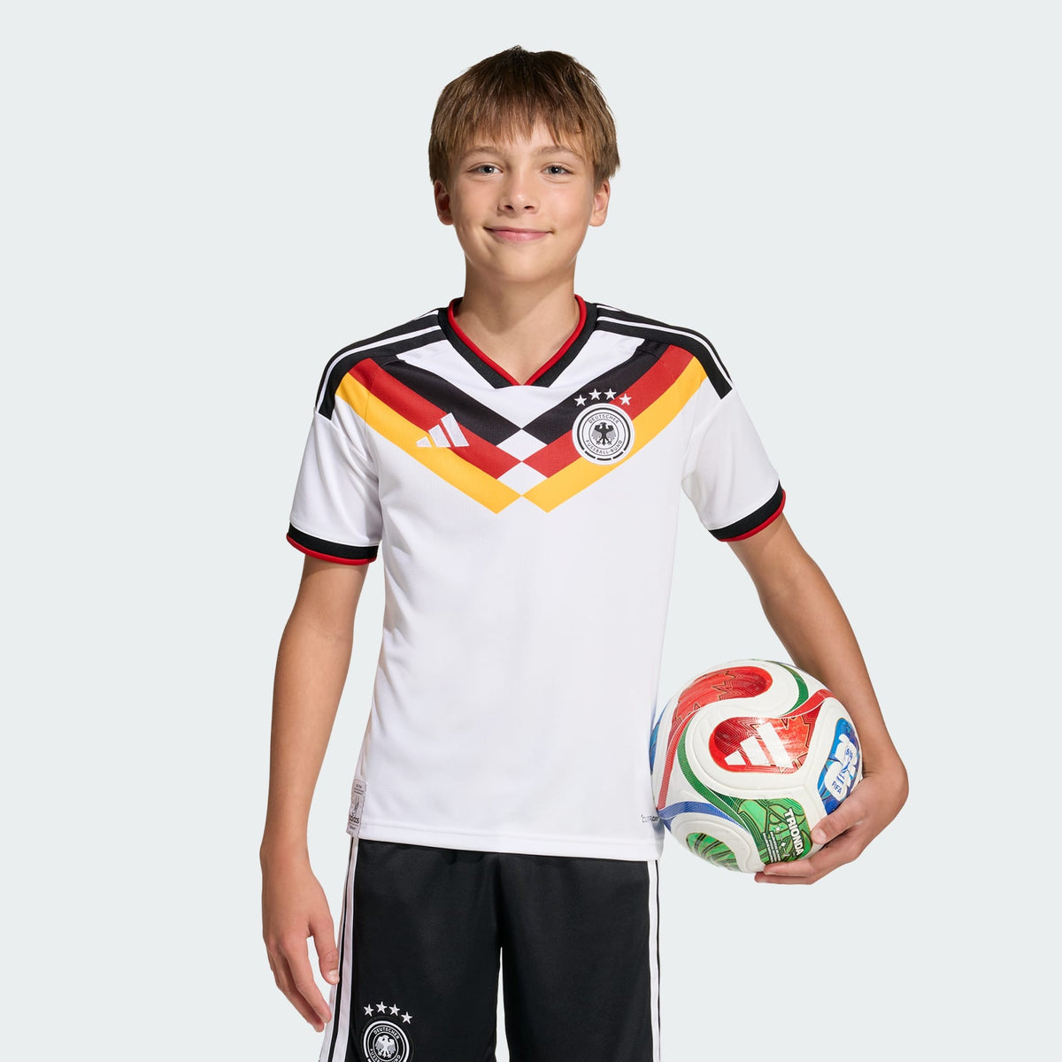 ADIDAS Germany Youth Home Jersey 2026 - JZ4560 product image 5, provided for visual reference and product detail review