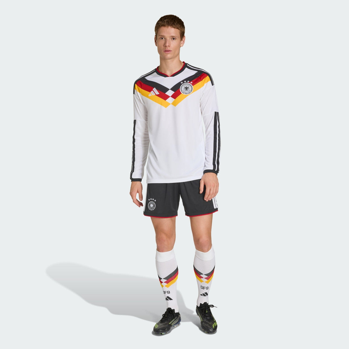 ADIDAS Germany Men Home LS Jersey 2026 - JM1380 product image 6, provided for visual reference and product detail review
