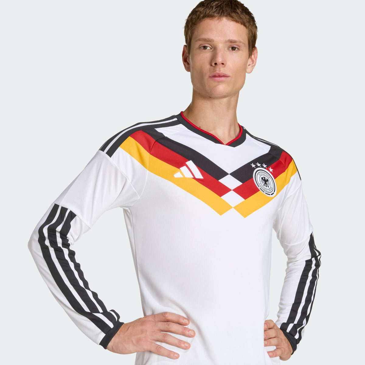 ADIDAS Germany Men Home LS Jersey 2026 - JM1380 product image 8, provided for visual reference and product detail review
