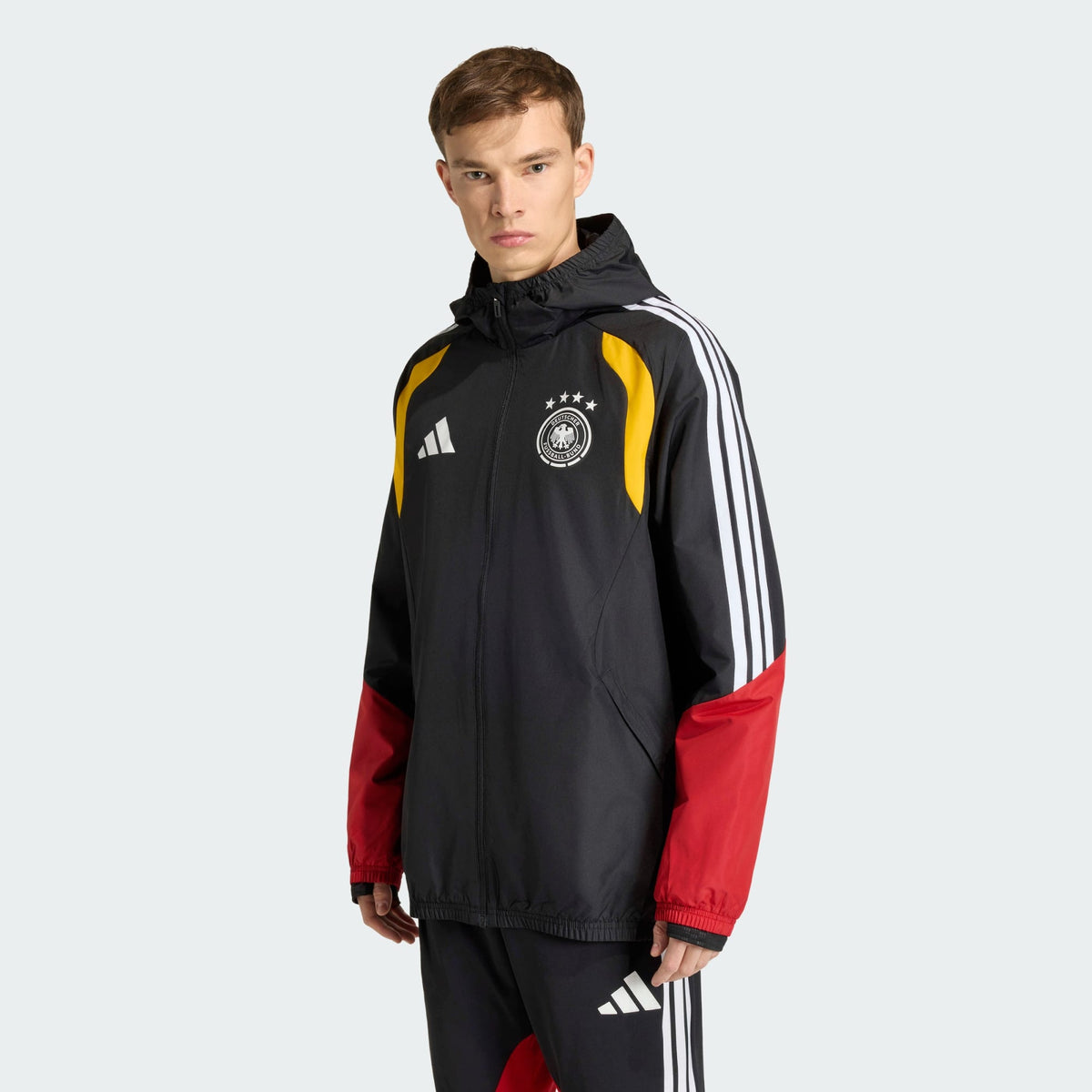 ADIDAS 2026 Germany Men Tiro All Weather Jacket - KB4489 product image 2, provided for visual reference and product detail