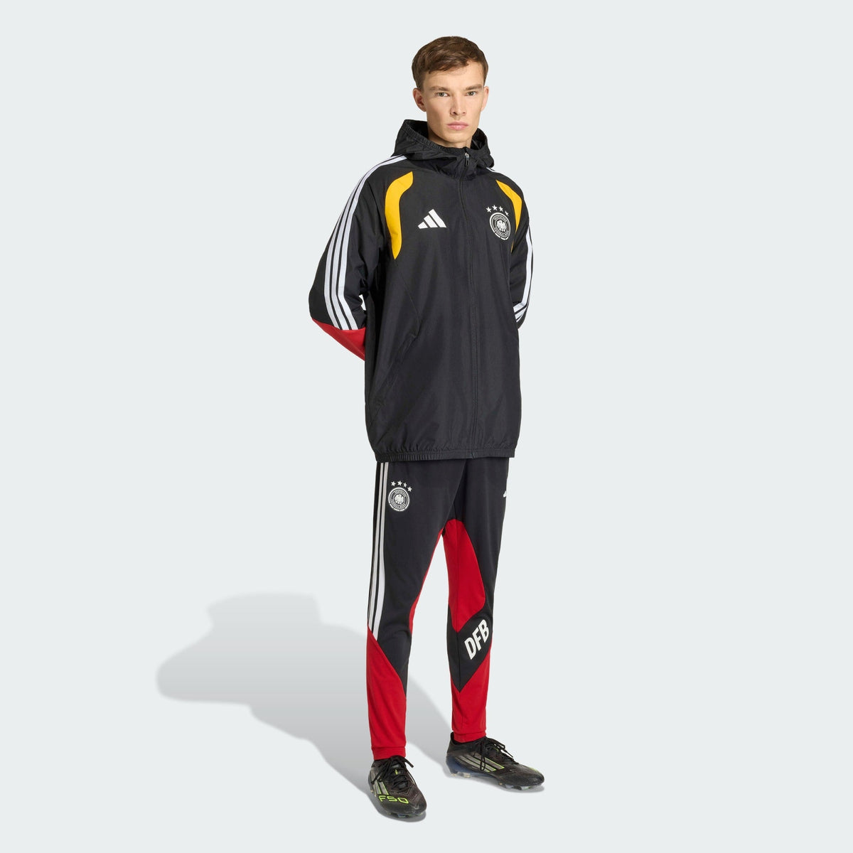 ADIDAS 2026 Germany Men Tiro All Weather Jacket - KB4489 product image 4, provided for visual reference and product detail