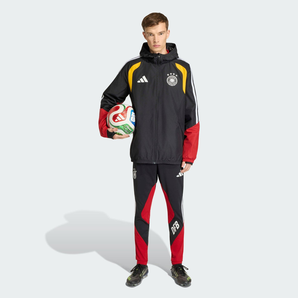 ADIDAS 2026 Germany Men Tiro All Weather Jacket - KB4489 product image 5, provided for visual reference and product detail