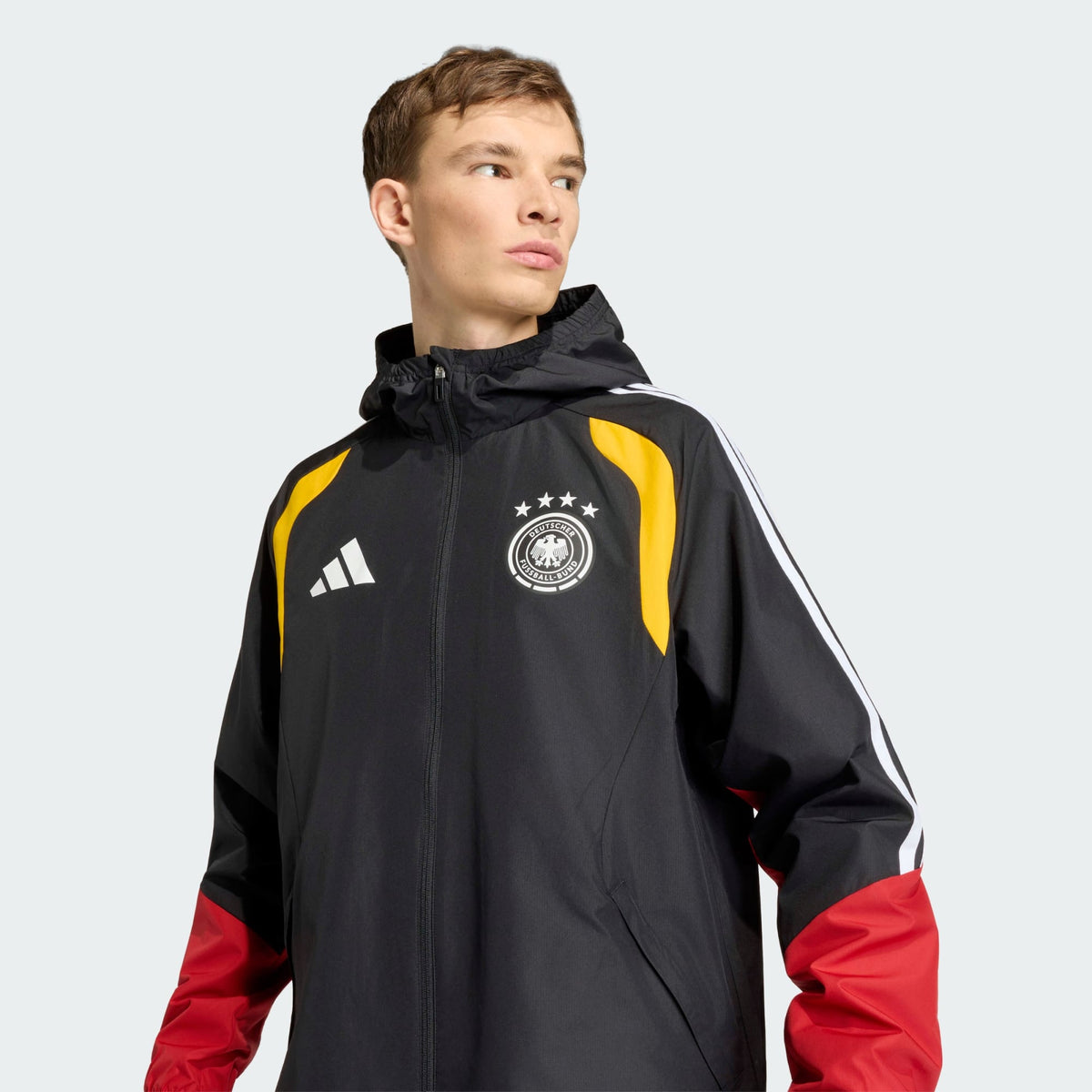 ADIDAS 2026 Germany Men Tiro All Weather Jacket - KB4489 product image 6, provided for visual reference and product detail