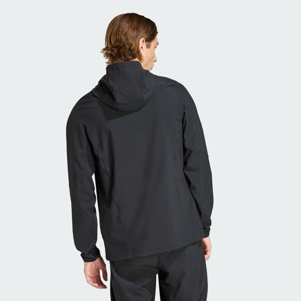 ADIDAS 2026 Germany Men Tiro Travel FZ Windbreaker - JZ9326 product image 3, provided for visual reference and product