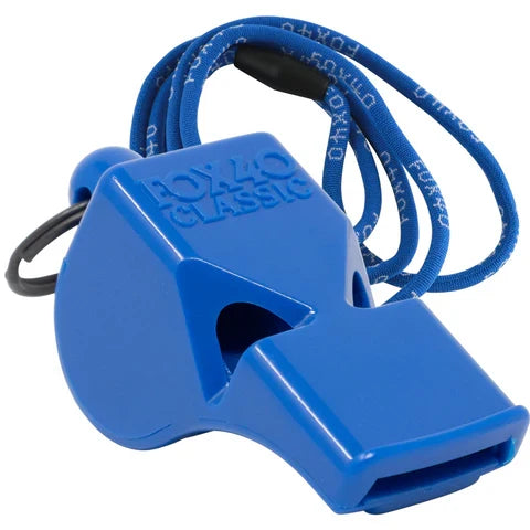 FOX 40 Classic W/Lanyard Blue 9903-0508 product image 1, provided for visual reference and product detail review