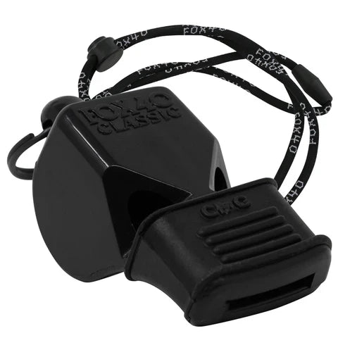 FOX 40 Classic CMG W/Lanyard Black 9601-0008 product image 1, provided for visual reference and product detail review