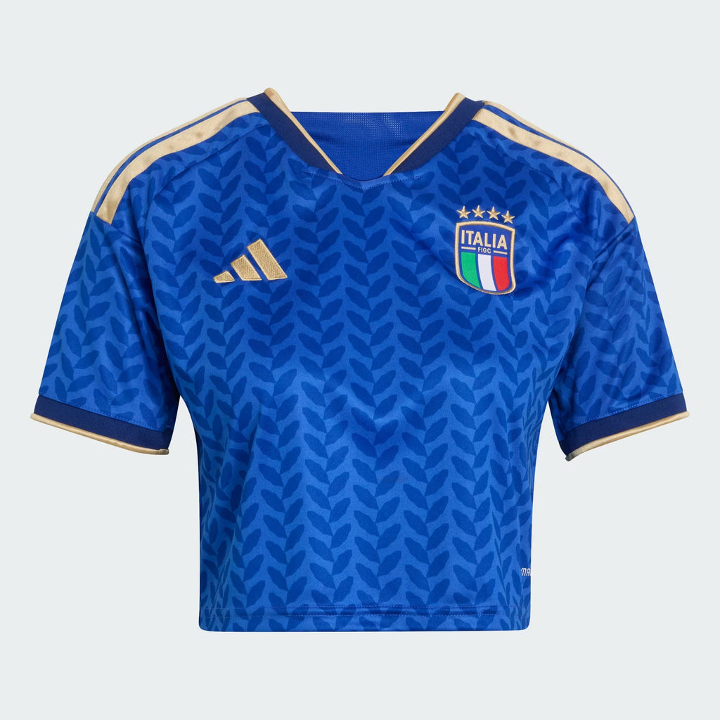 Adidas Italy Women Home Cropped Jersey 26/27 - KE8081 product image 1, provided for visual reference and product detail
