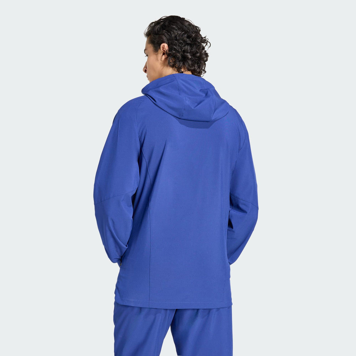 ADIDAS 2026 Italy Men Tiro Travel FZ Windbreaker - JY7052 product image 3, provided for visual reference and product detail