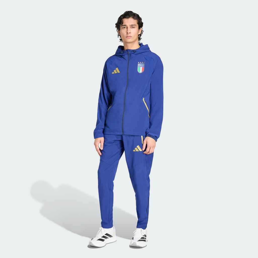 ADIDAS 2026 Italy Men Tiro Travel FZ Windbreaker - JY7052 product image 4, provided for visual reference and product detail